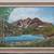 Mountain Landscape oil painting on canvas signed by E.N. 1 thumbnail