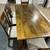 Crate & Barrel Basque Dining Set — Table, 5 Chairs, Bench 3 thumbnail