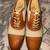 Johnston & Murphy Cap Toe Oxford Sheepskin Dress Shoe - Tan [Size 12] 10 thumbnail