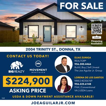 USDA & Down Payment Assistance Available! 1