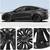 ► Tesla Model Y Wheel Cover Hubcaps Matte Black Many Styles 2020-2024 11 thumbnail