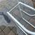Pair of mid century brass Milo Baughman style cantilever tables A95 8 thumbnail