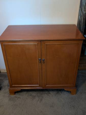 Cabinet lined with cedar 1