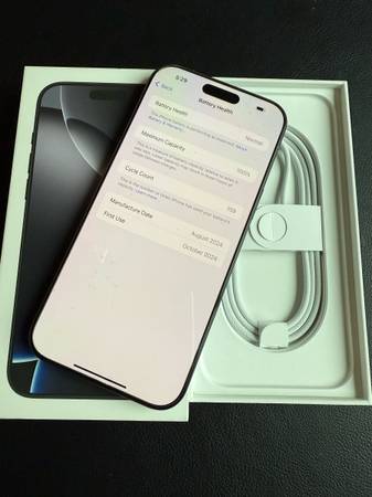 iPhone 16 Pro Max con Apple Care+ 2026 - $1.150 (Nueva York)63470648086659121