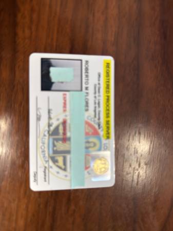 Civilian registerd process server 1