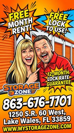 Lake Wales STORAGE ZONE SELF STORAGE & PARKING Center 1