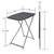 29" Adjustable Height Foldable Activity Table Desk, a Cushioned Folding Chair & 6 thumbnail