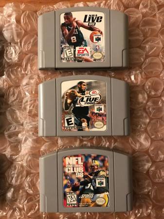 Authentic Nintendo 64 Sports Games Lot of 8 Tested and Working - $20 (berkeley north / hills)63471254713219123