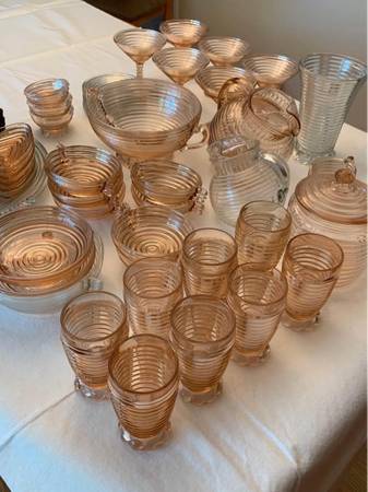 Vintage Manhattan Glassware Collection 1