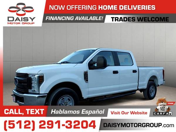 1 2019 Ford F250 F 250 F-250 XLCrew Cab 675 ft Box for only $447/mo! 1