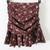 $398 NWT Veronica Beard Taras Floral Print Skirt Merlot Size 0 Ruffle 4 thumbnail