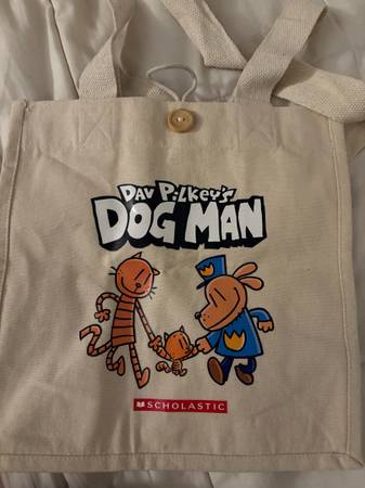 NEW Dog Man (Dav Pilkey) Tote Bag 1
