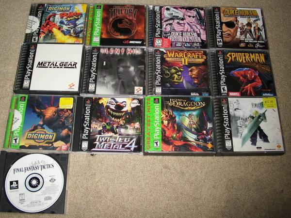 Wanted OLD Sony PlayStation PS1 Console and Games 1