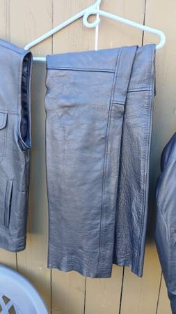 Interstate Leather Chaps Size M 1