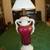 Very Nice Antique Porcelain Lamp w/ Victorian Scene 4 thumbnail