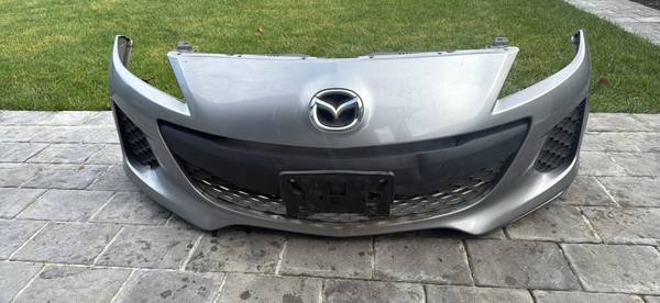 2010 2011 2012 2013 Mazda 3 Front Bumper Assembly Silver 38P 1