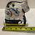 Signed Vintage Portuguese Staffordshire-style Ceramic Cat Pen Flowers 9 thumbnail