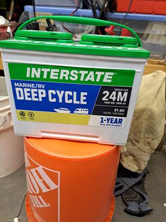 Interstate  Marine/RV Deep Cycle Battery 1