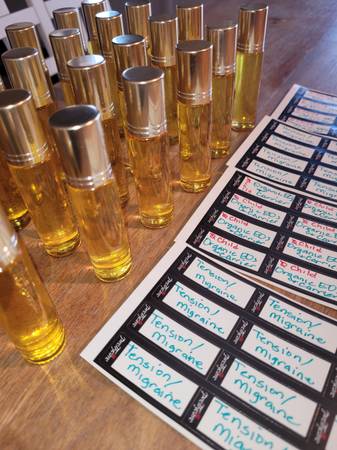 My Personal Relief Blend for Tension/Migraine - All Organic Ingredients, 10ml Ro - $12 (Columbia)63471026206595122
