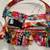 Brand new  Dog harness, size medium, with ruffle, , tie-dye 2 thumbnail
