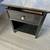 Black Night Table w/Drawer, Lower Shelf and Tile Top 8 thumbnail