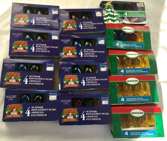 Brand New Multicoloured C9 Old Fashion Christmas Replacement Bulbs 52 1