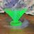 Vintage Bright Federal Green Uranium Depression Sherbet Diana Swirl 7 thumbnail