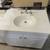 37.25"W White SieMatic Bathroom Vanity Cultured Marble Top Used 4 thumbnail