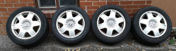 Snow VW 16" ALLOY RIMS MICHELIN 1