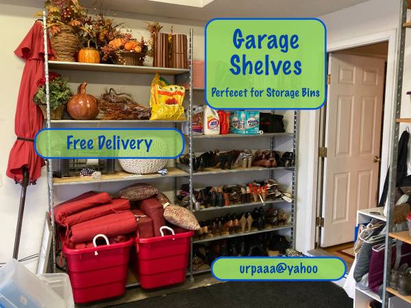 Garage Shelves - Perfect for Boxes & Bins 1