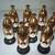 Vintage Duncan Mold Hand Painted Ceramic Medieval Chess Pieces 17 thumbnail