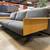 MODERN MID CENTURY GRAY SOFA WITH WOOD ARMS !! 4 thumbnail