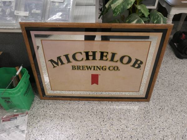 Michelob Brewing Co. Bar Mirror (41"x29.5) 1