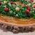 Christmas Wreath,Glass Pcs,Decor on Wood Tree Disc 2 thumbnail