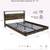 Full size bed frame with LED lights 2 thumbnail