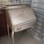 Antique shabby chic letter desk painted silver 1 thumbnail
