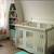 Infant toddler white wooden crib 7 thumbnail