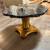 Marble with gilt base small coffee/side table. 8 thumbnail