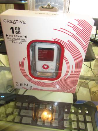 Creative Zen Stone/MP3 WMA media player 1GB GO unopened sealed box new - $120 (Tallahassee)63471020380291120
