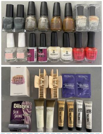 lot of makeup / cosmetics nail polish + skin hair care 1