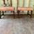 Pair of HICKORY CHAIR CHIPPENDALE STYLE MAHOGANY STOOLS 1 thumbnail