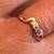 14K Rose Gold Ring (Size 5-6) with Delicate some Diamonds Stones 2 thumbnail