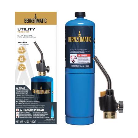 torch kit Bernzomatic complete butane torch kit unopened 1