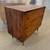 Vintage mid century modern walnut three drawer dresser 2 thumbnail