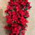 Christmas Decor 100+ Piece Lot Red Stems Leafs Flowers Poinsettia Garland Glitte 15 thumbnail