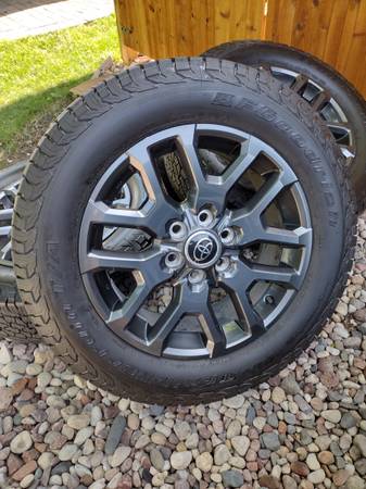 20" Toyota Tundra platinum stock wheels tires 1