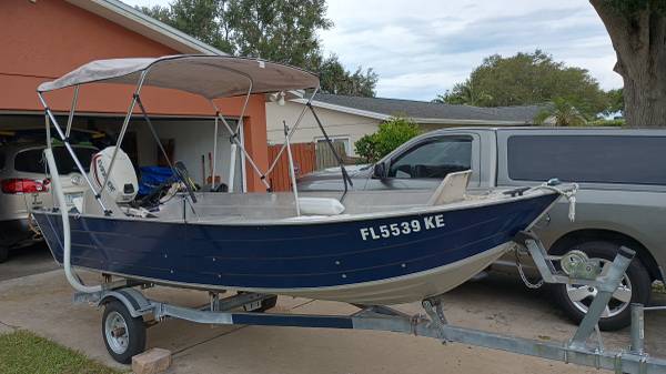 Boat 16ft 30hp tiller duro boat 1