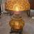 Amber Glass Table Lamp from the 1970's 4 thumbnail