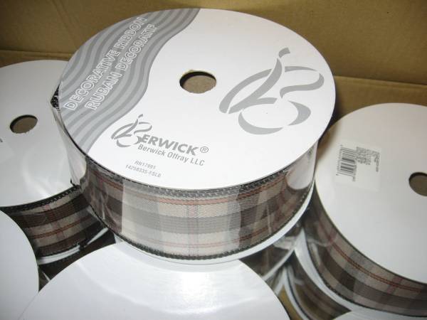 Six new rolls of Berwick Decorative Ribbons 1
