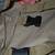 BACKPACK Child Kid Size Military Brown Zipper Carry Bag w USA Flag 4 thumbnail